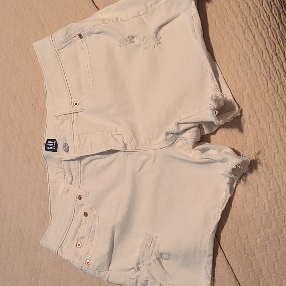 GAP denim bleached shorts